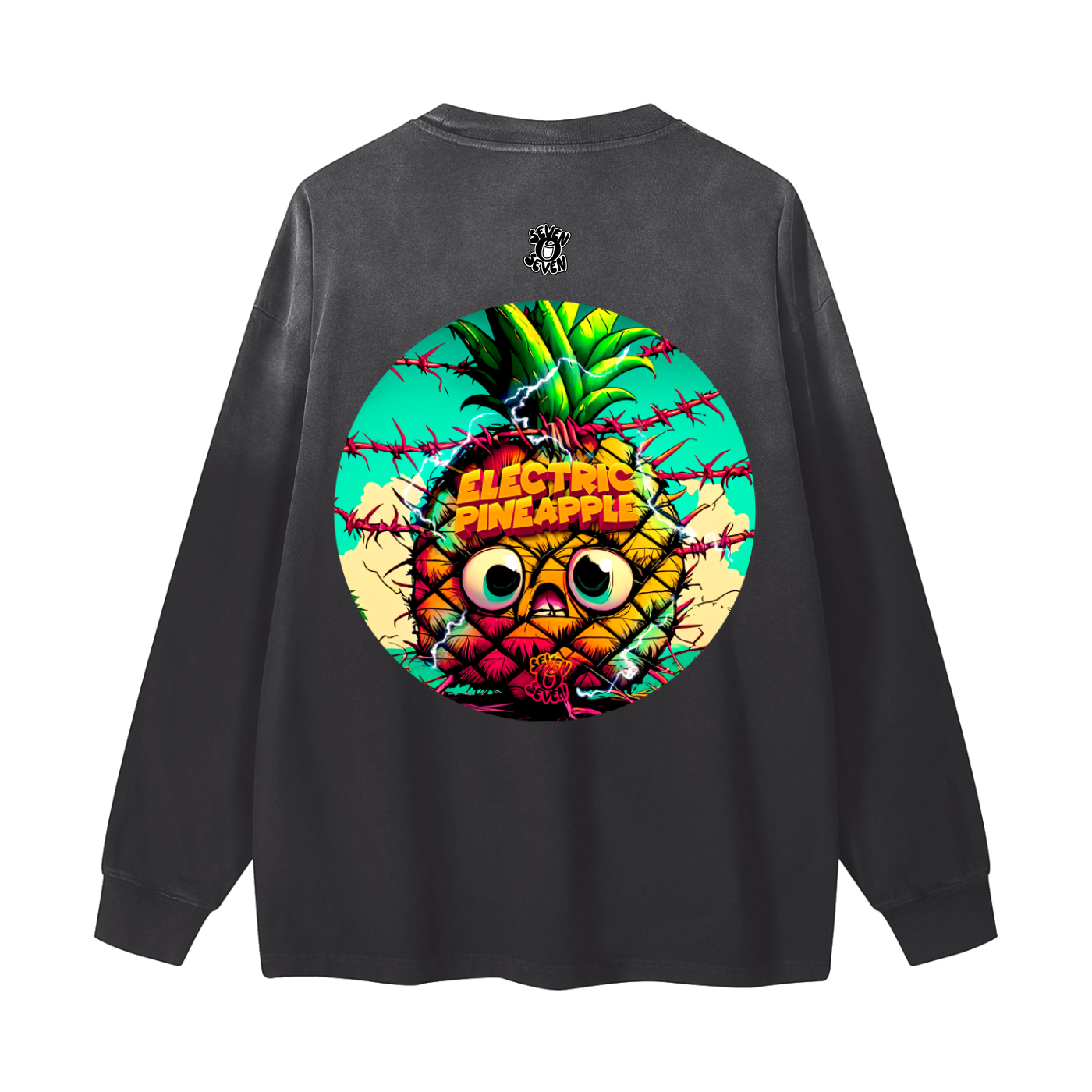Gradient Vintage Washed Long Sleeve Tee - 270 GSM