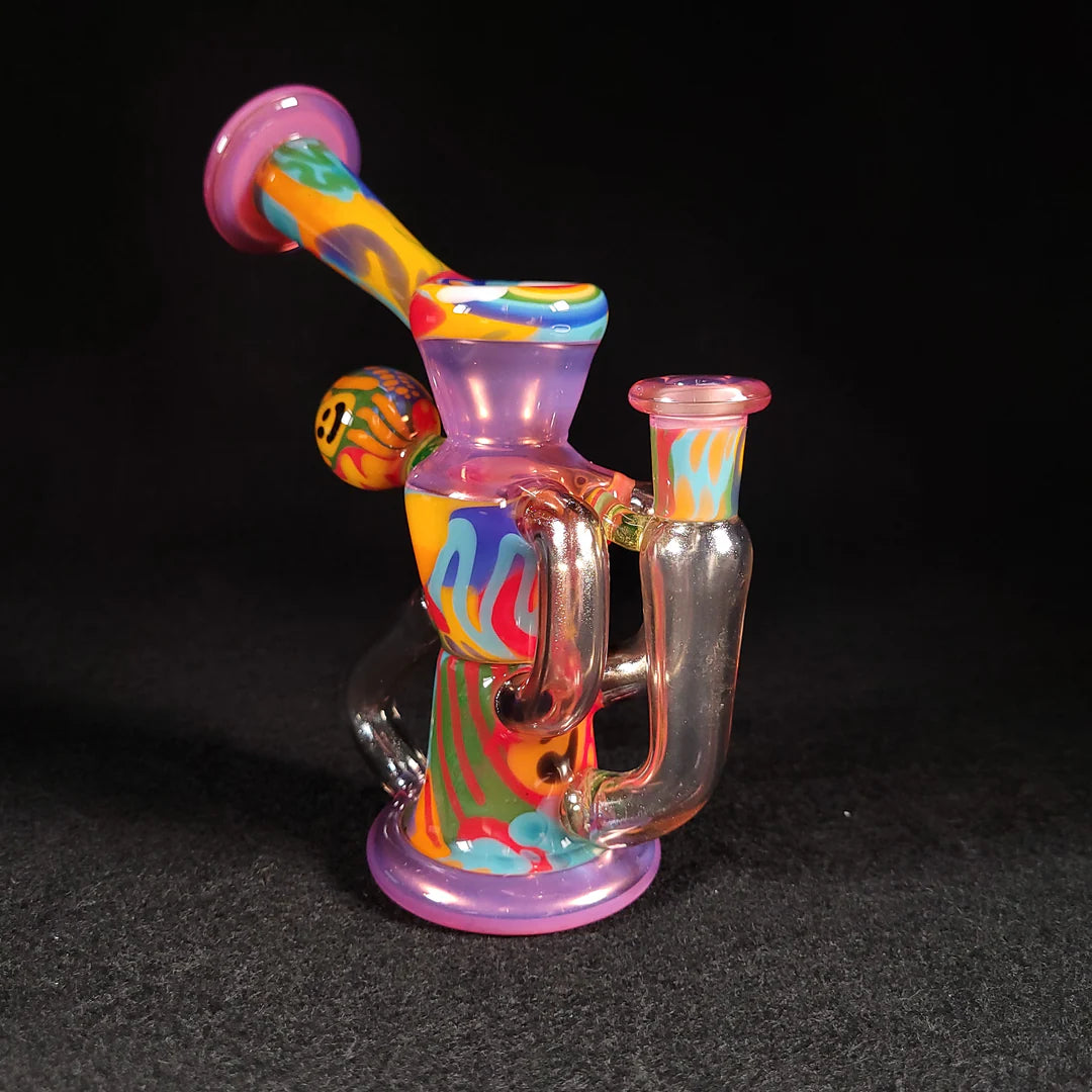 SlickRick Glass X Tyleeman Glass - Mini Tidal Wave (UV Accents)