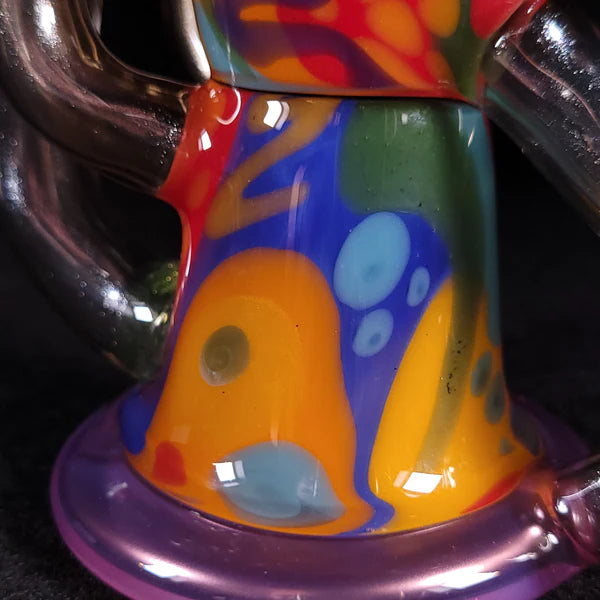 SlickRick Glass X Tyleeman Glass - Mini Tidal Wave (UV Accents)