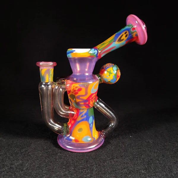 SlickRick Glass X Tyleeman Glass - Mini Tidal Wave (UV Accents)