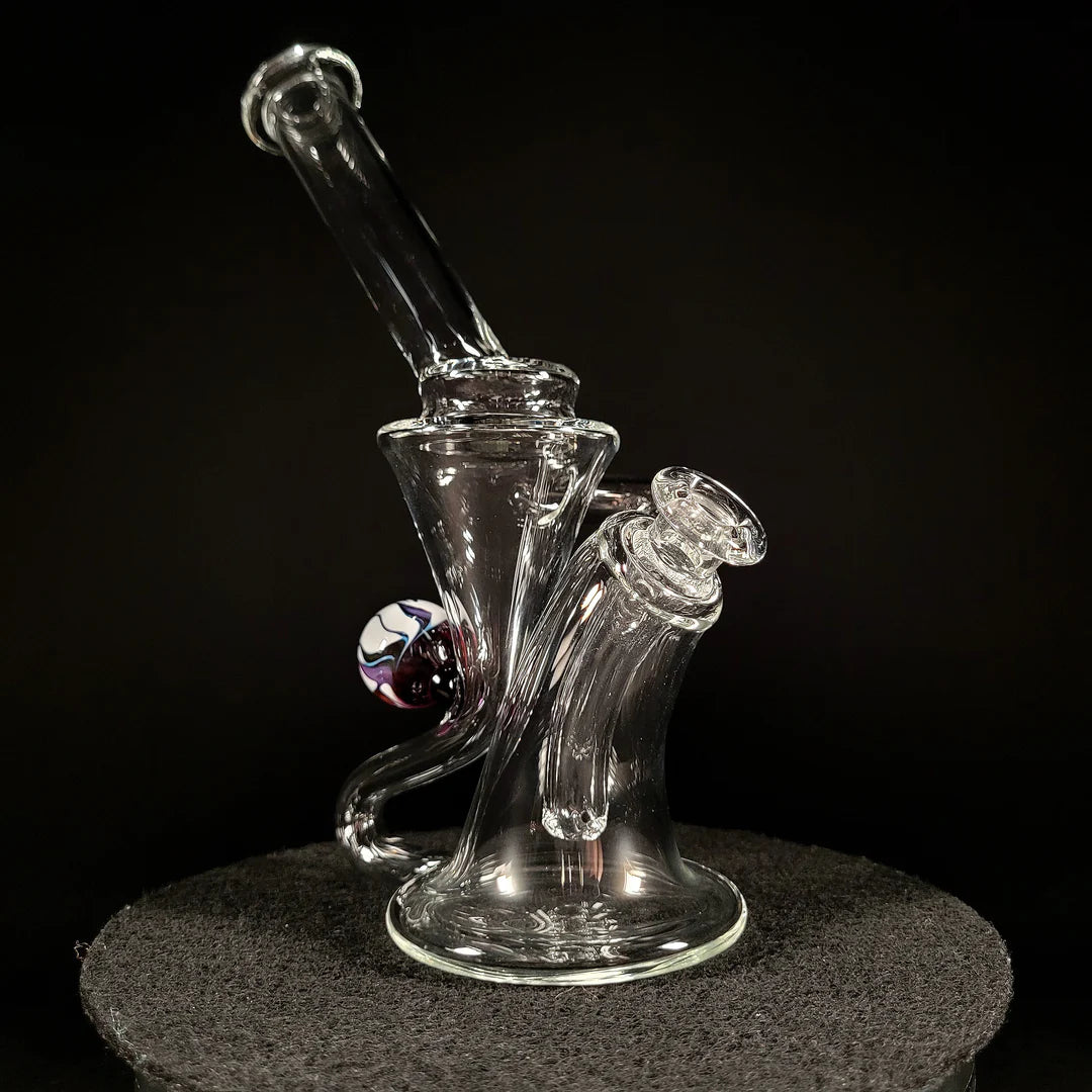 Kilo Glass - Clear Kick Back Recycler