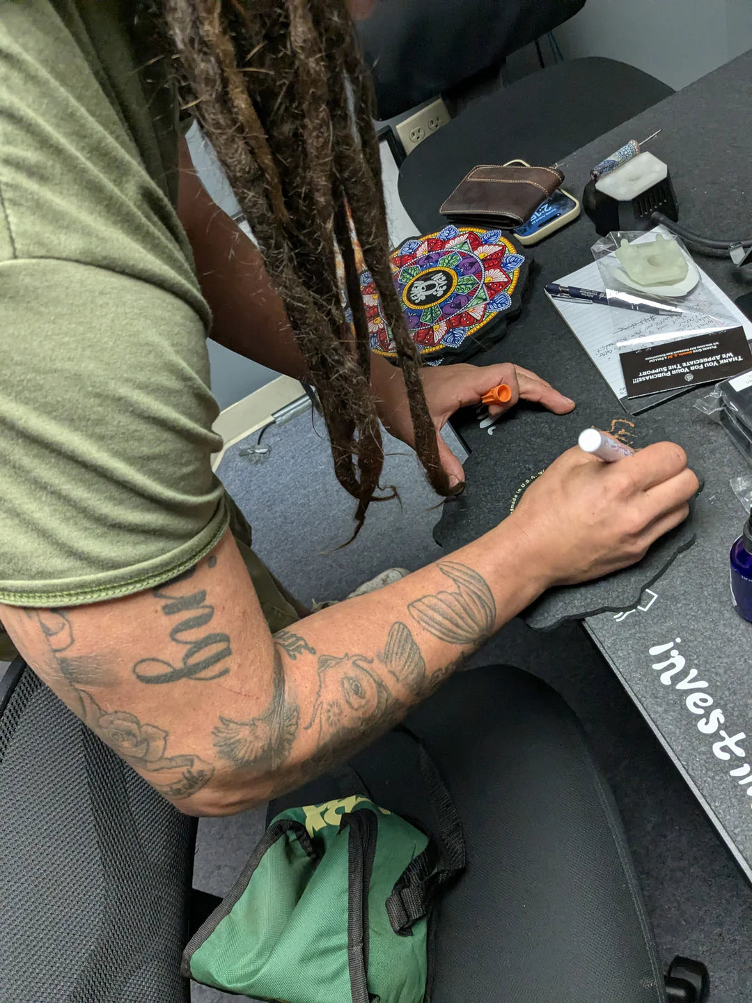 SevenOSeven Solventless Logo Moodmat - signed