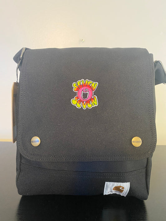 Tie-Dye SOS Carhartt Crossbody Snap Bag