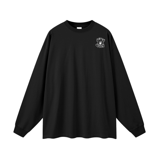 Streetwear Unisex 305G FOG 100% Cotton Long Sleeve Tee