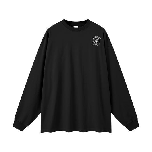 Streetwear Unisex 305G FOG 100% Cotton Long Sleeve Tee
